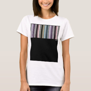 Lange moederhoes T-shirt - lichte streep