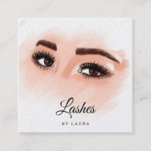 Lange mooie Lashes Eyes en Brows Hand getekend