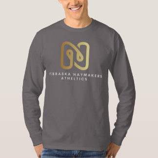 Lange mouw Grijs Nebraska Haymakers T-shirt