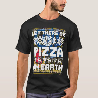 Lange mouw laat er pizza op aarde geschenk Shirt