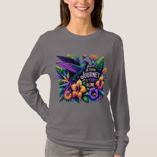 lange mouw shirt, inspirerend quote shirt, t-shirt