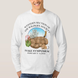 Lange mouw Snake Symposium T-shirt