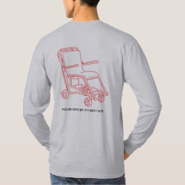 Lange mouw - zwart print t-shirt