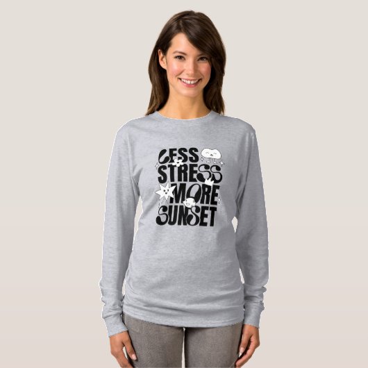 Lange mouwen T-shirt (Voorkant volledig)