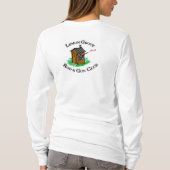 Lange mouwen voor dames - gekleurde kleuren t-shirt (Achterkant)