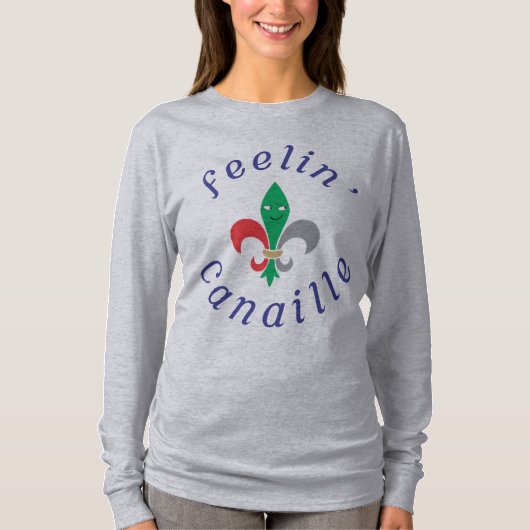 Lange mouwen Vrouwen Canaille T-shirt (Voorkant)