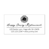 Lange naam Aangepaste Logo Casual retouradres Rubberstempel (Afrduk)