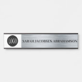 Lange naam Alleen Kantoor Deurteken Naam Bord Deurbordje (Voorkant)