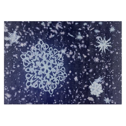 Lange nachtknipsel in de winter snijplank (Voorkant)