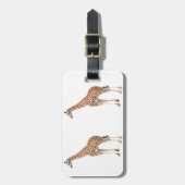 Lange nek Giraffe Bagagelabel (Voorkant verticaal)