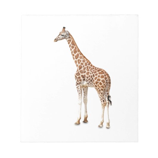 Lange nek Giraffe Notitieblok (Voorkant)