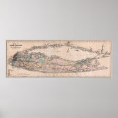  Lange NY Railroad Map (1882) Poster (Voorkant)