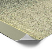 Lange oowl op een boomtak poster (Hoek)