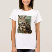 Lange opgeruimde boomkous Dames T-Shirt (Voorkant)