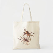 Lange paardenvogels met kleine spin tote bag (Voorkant)