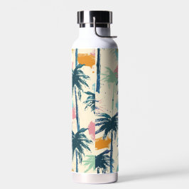 Lange Palm Leaf Keramische Thermos Waterfles