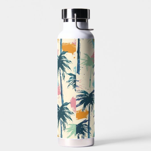 Lange Palm Leaf Keramische Thermos Waterfles (Links)