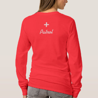 Lange patroonhoes - vrouwenkruis t-shirt