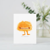 Lange pootwit briefkaart (Staand voorkant)