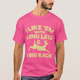 Lange poten grote geweien herten eland bok jagen j t-shirt