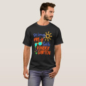 Lange predikaat Hallo Kindergarten T-shirt (Voorkant volledig)