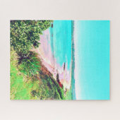 Lange Ref noordelijke stranden Sydney-stranden Legpuzzel (Horizontaal)