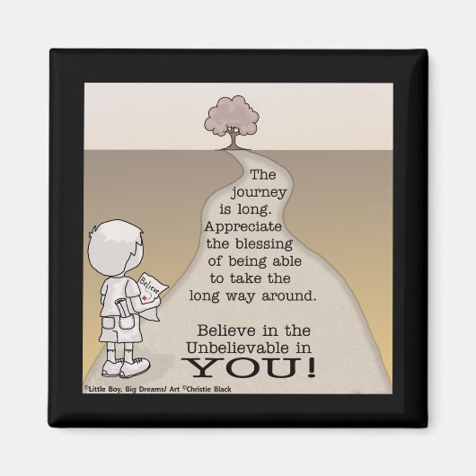 Lange reis magneet (Voorkant)