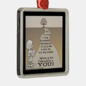 Lange reis metalen ornament (Rechts)