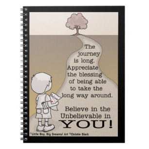 Lange reis notitieboek