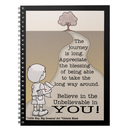 Lange reis notitieboek (Voorkant)