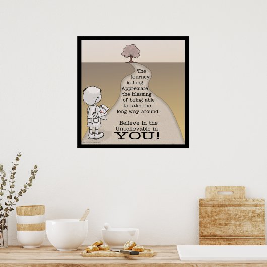 Lange reis poster (Keuken)