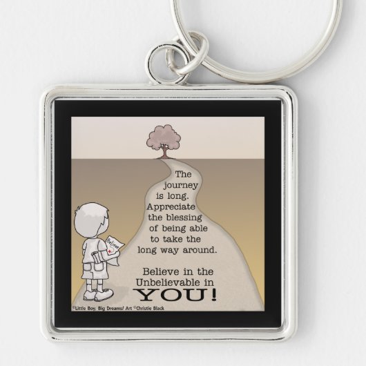 Lange reis sleutelhanger (Voorkant)