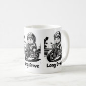 lange rit koffiemok (Voorkant rechts)