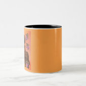 Lange Rode Dachshunds Tweekleurige Koffiemok (Center)