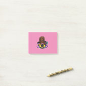 Lange Roodharige Doxie Post-it® Notes (Op bureau)