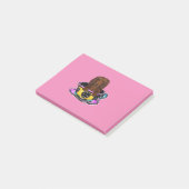 Lange Roodharige Doxie Post-it® Notes (Schuin)
