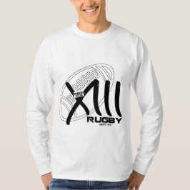 Lange roodshirt Rugby a XIII T-shirt