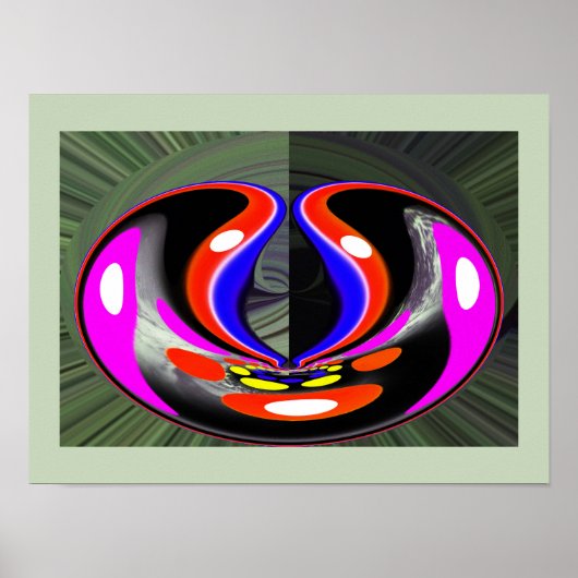 Lange ruimte reis poster (Voorkant)