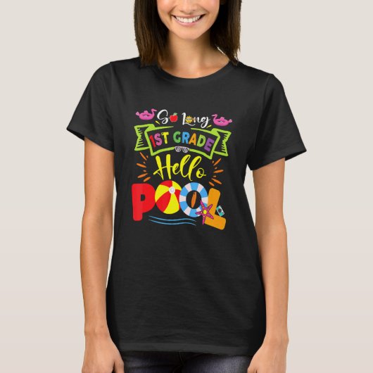 Lange samenvatting van de eerste graad Hallo pool- T-shirt (Voorkant)