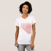 LANGE SCHADUWCONGRATEN AAN HET AFSTUDEERDER T-SHIRT (Voorkant volledig)