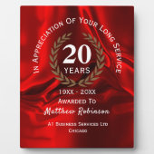 Lange servicewaardering - persoonlijke Plaque Fotoplaat (Voorkant)