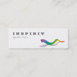 Lange Shofar (regenboog) Mini Visitekaartje