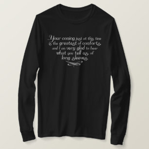 Lange Sleeves Mevr. Bennet Quote T-shirt