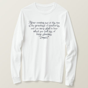 Lange Sleeves Mevr. Bennet Quote T-shirt