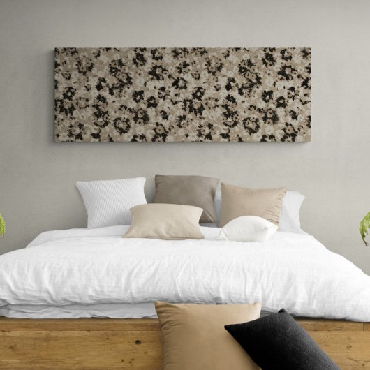 Lange smalle moderne bloemendoek gewikkeld canvas afdruk