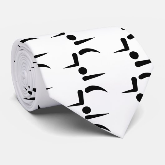 Lange sprong stropdas (Opgerold)