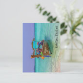 Lange staartboot, Koh Lipe, Thailand Feestdagenkaart (Staand voorkant)