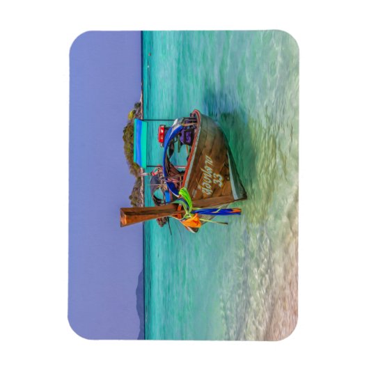 Lange staartboot, Koh Lipe, Thailand Magneet (Verticaal)