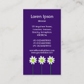 Lange stoomventiel - diep Paars Visitekaartje (Achterkant)