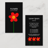 Lange stoomventiel IV - zwart Visitekaartje (Voorkant / Achterkant)